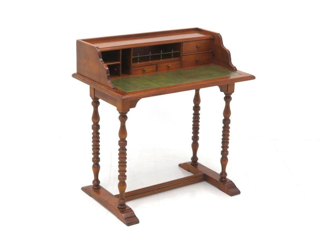 展示品　バロッサバレンティ　ライティングデスク　ビューロー　書斎机　本革　高級