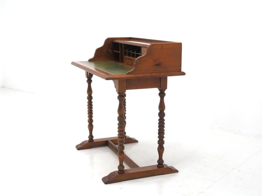 展示品　バロッサバレンティ　ライティングデスク　ビューロー　書斎机　本革　高級