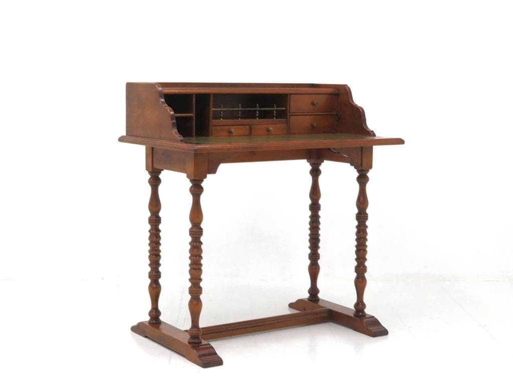 展示品　バロッサバレンティ　ライティングデスク　ビューロー　書斎机　本革　高級