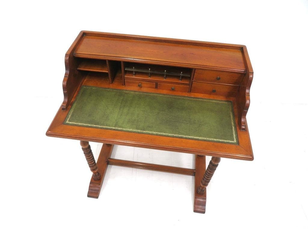 展示品　バロッサバレンティ　ライティングデスク　ビューロー　書斎机　本革　高級