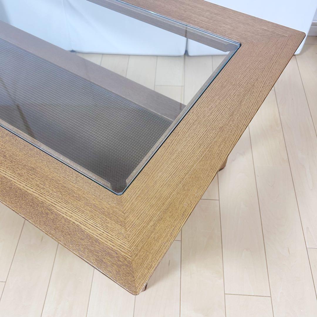 ナガノインテリア　NAGANOINTERIOR センターテーブル　天然木　ラタン