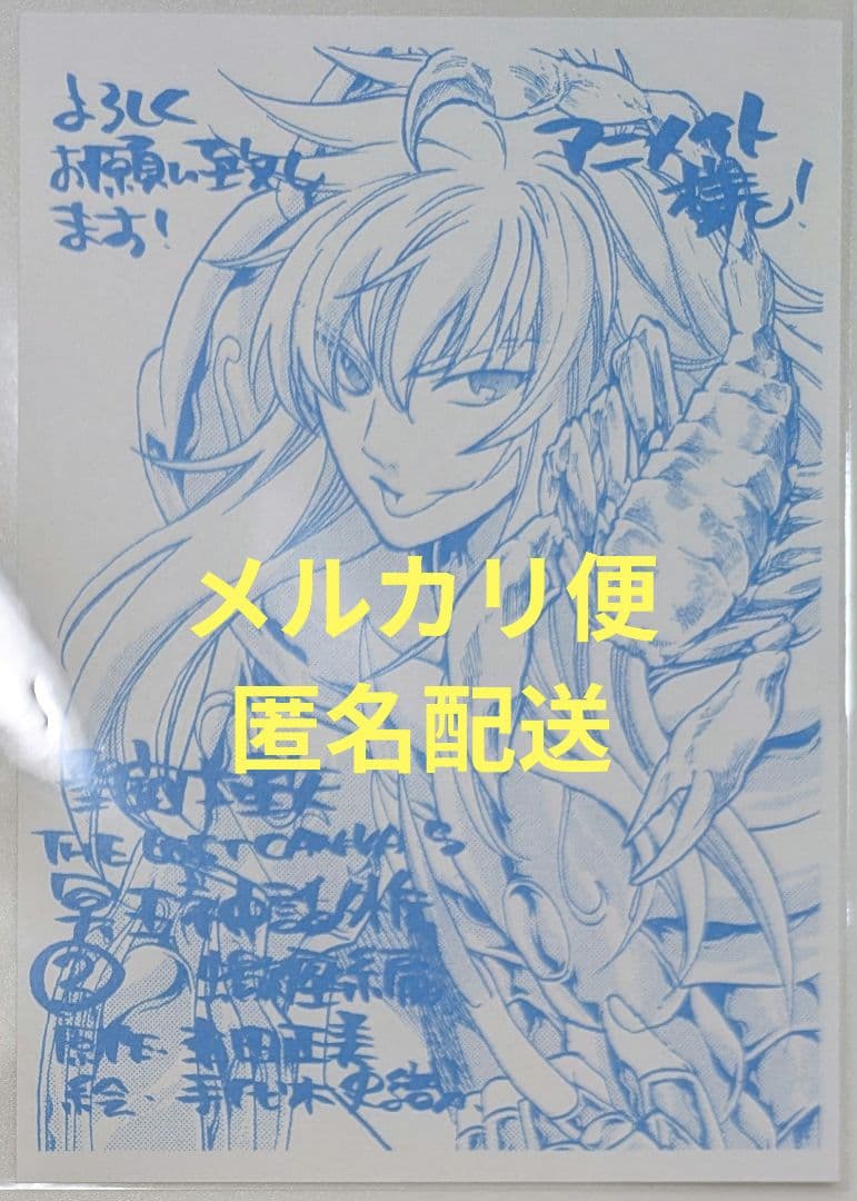 聖闘士星矢THE LOST CANVAS冥王神話外伝 特典ペーパー蠍座カルディア