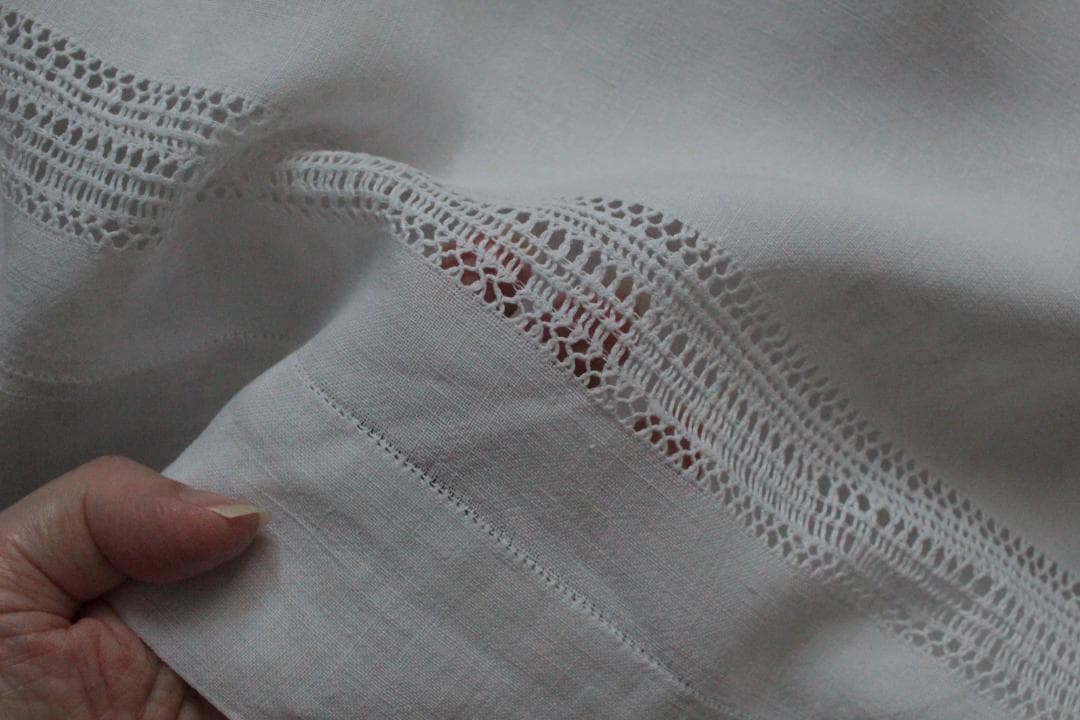 フランスアンティークイニシャルシーツ/モノグラムカバー/MONOGRAM“HB”