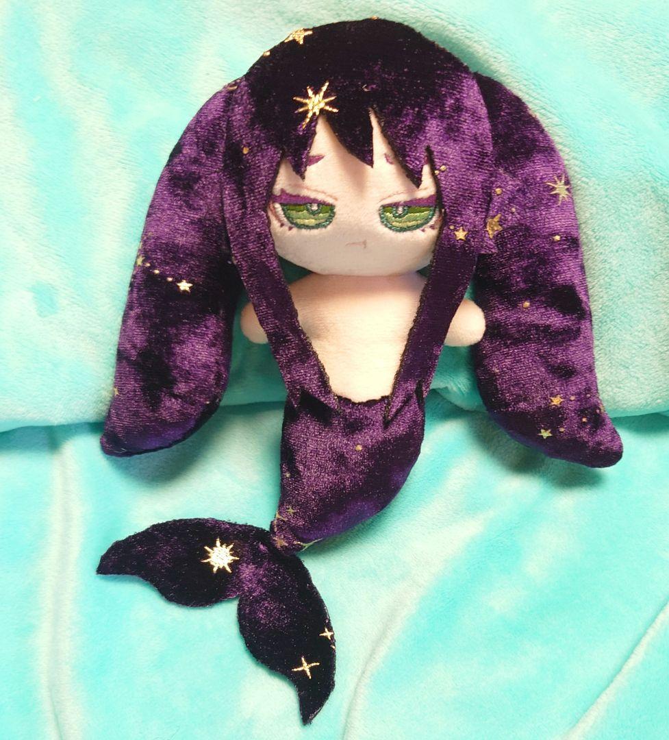 無属性　ぬいぐるみ　オリジナル　ハンドメイド　星屑の人魚ちゃん　ツインテール