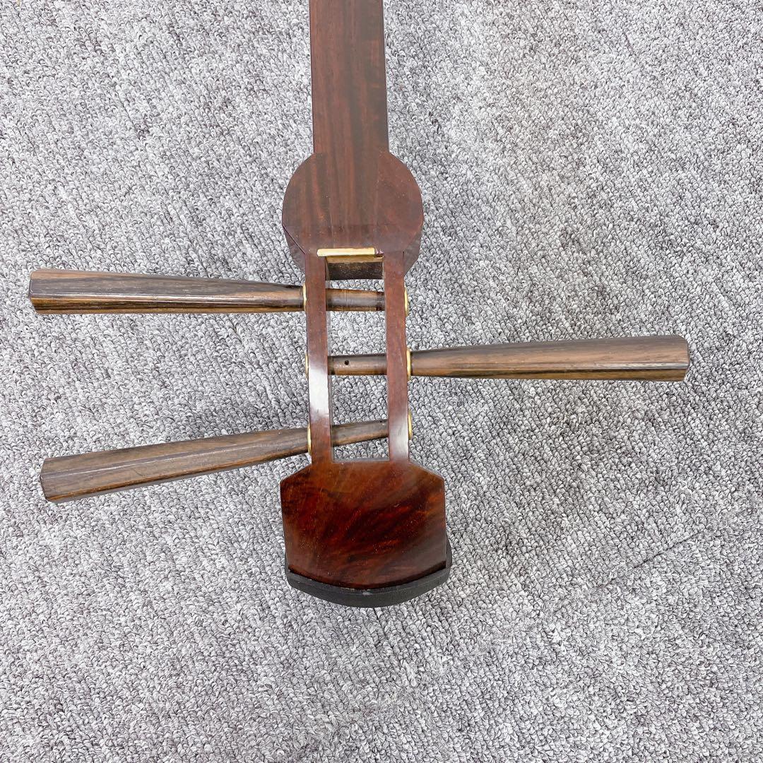 三味線 細棹 金細 トチ紅木 一本溝 綾杉彫り胴 K9 和楽器 - メルカリ