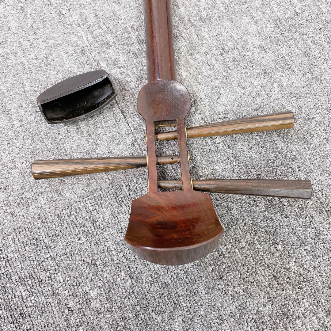三味線 細棹 金細 トチ紅木 一本溝 綾杉彫り胴 K9 和楽器 - メルカリ