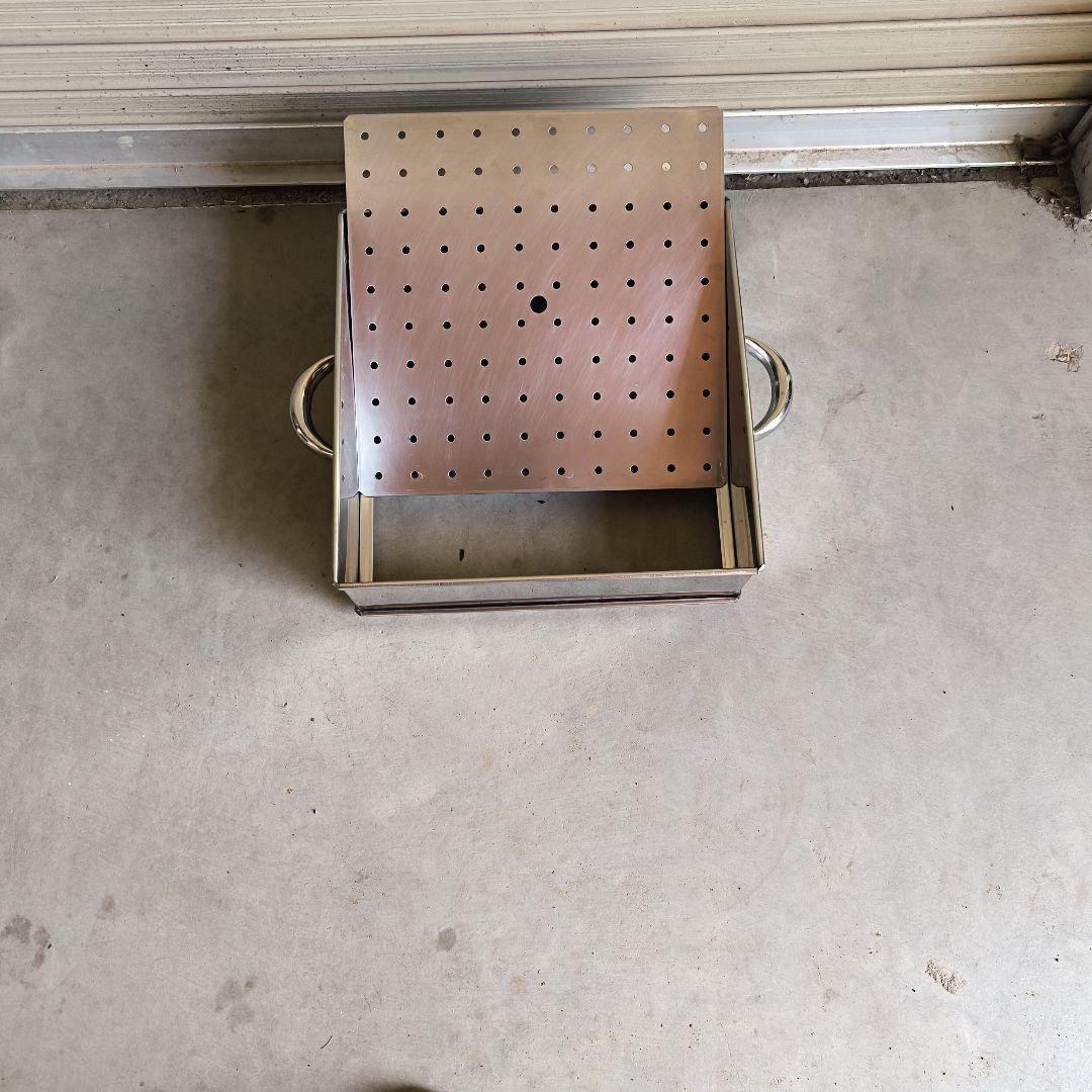 ステンレス蒸し器　39.5cm角　1段