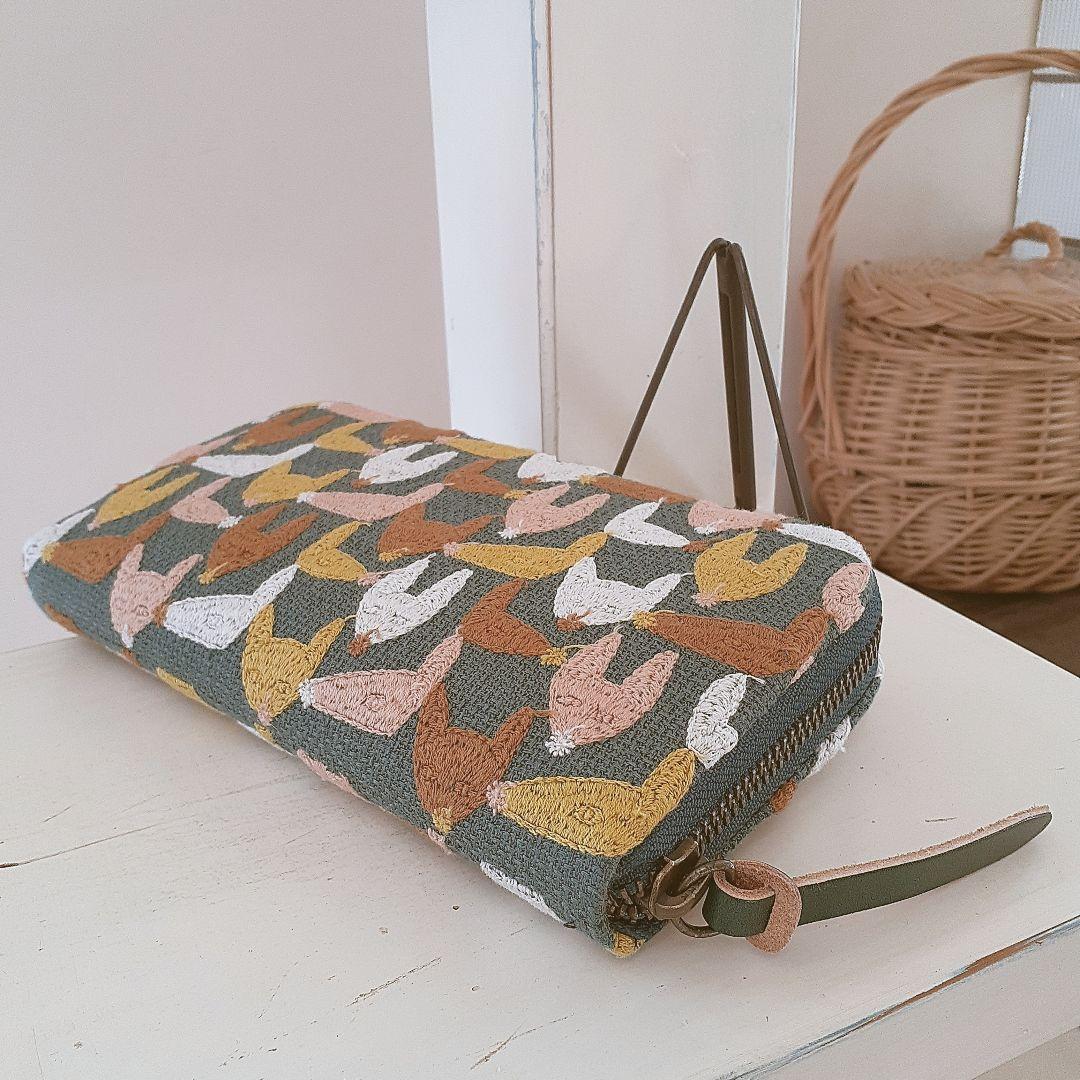 【new❤︎一般販売】⚮̈ ミナペルホネン∞repo◆布製長財布