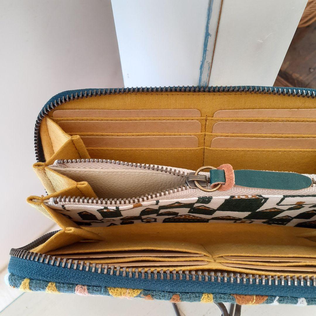 【new❤︎一般販売】⚮̈ ミナペルホネン∞repo◆布製長財布