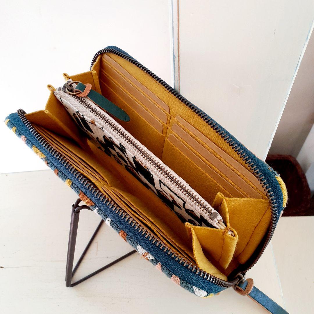 【new❤︎一般販売】⚮̈ ミナペルホネン∞repo◆布製長財布