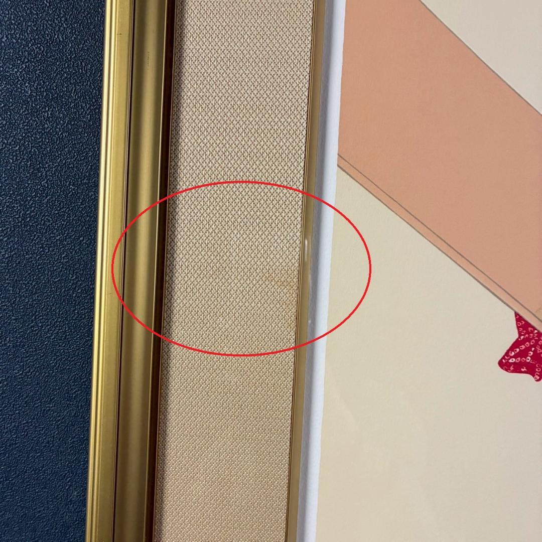 美品 伊東深水「羽子」リトグラフ 印章有 美人画 額縁入り 日本画家