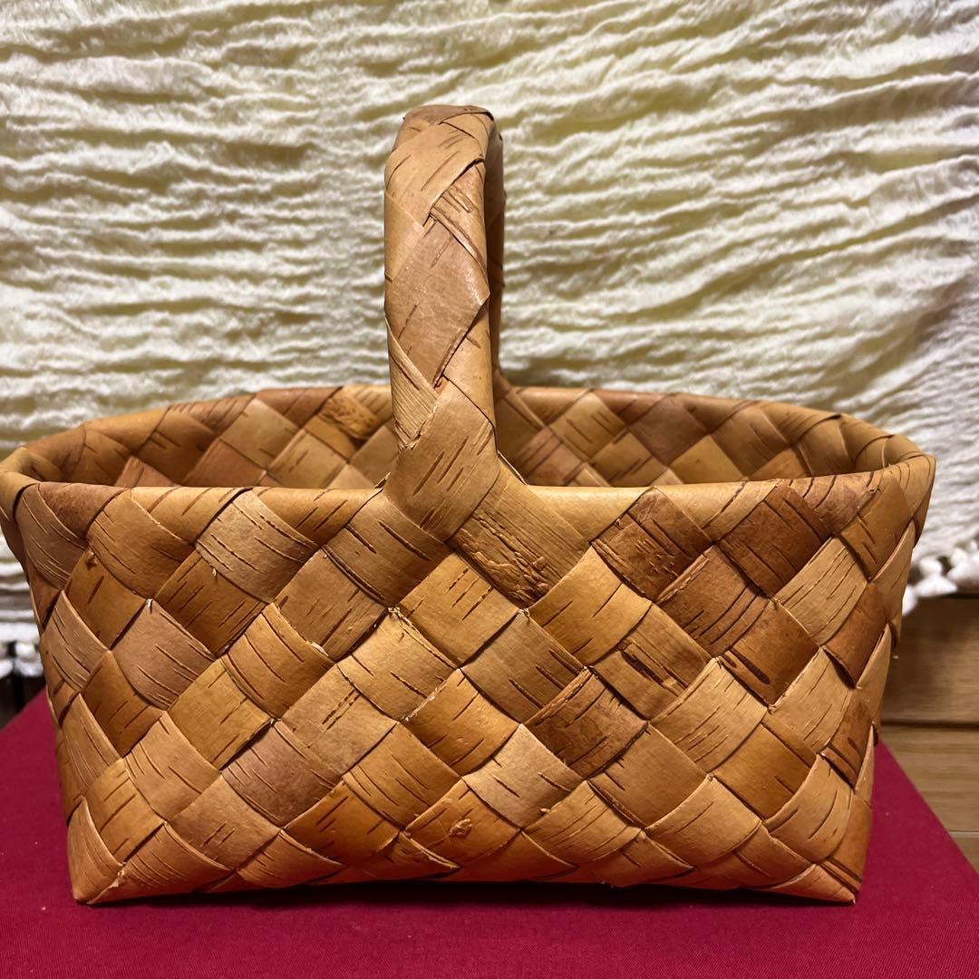 Galina ガリーナ さんの白樺かご　フィンランド