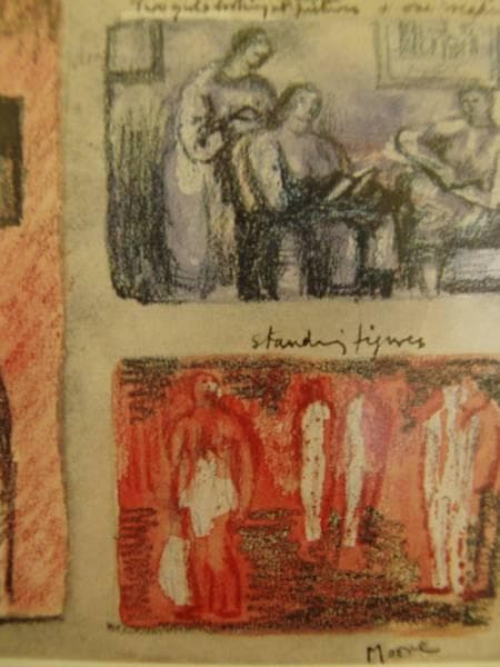 Henry Moore、INTERIOR SCENES、希少高級画集画
