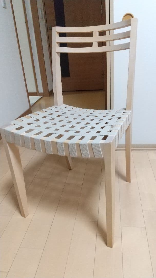 リッツウェル ダイニング木製編み込みチェア