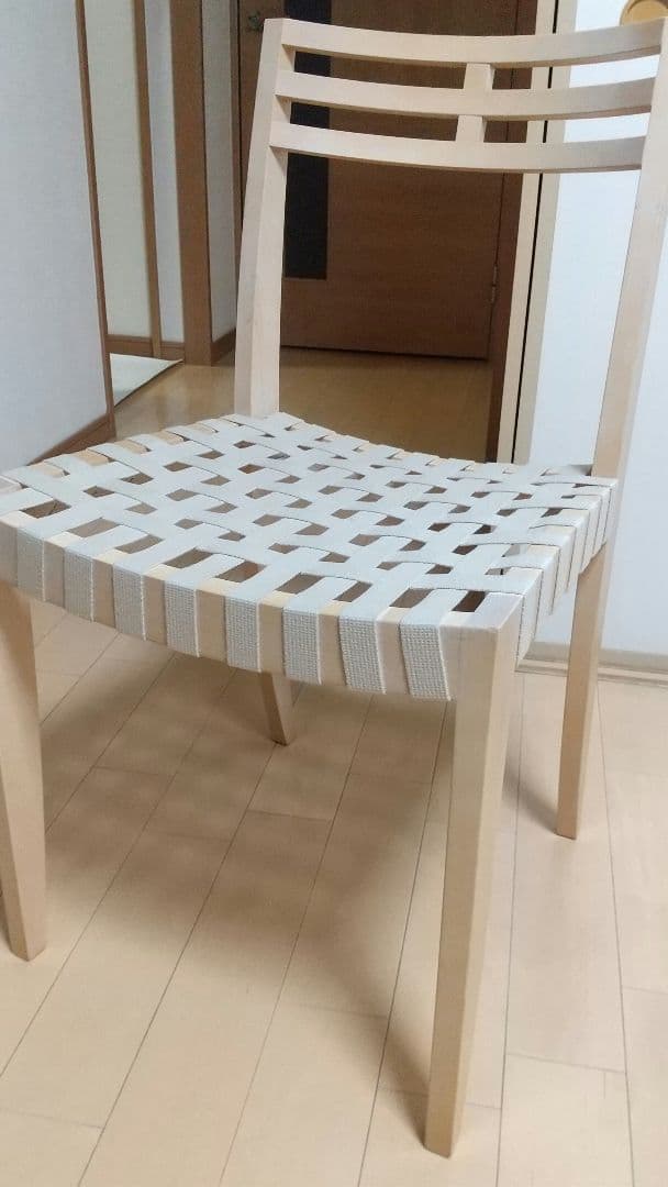 リッツウェル ダイニング木製編み込みチェア