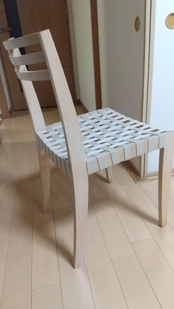 リッツウェル ダイニング木製編み込みチェア