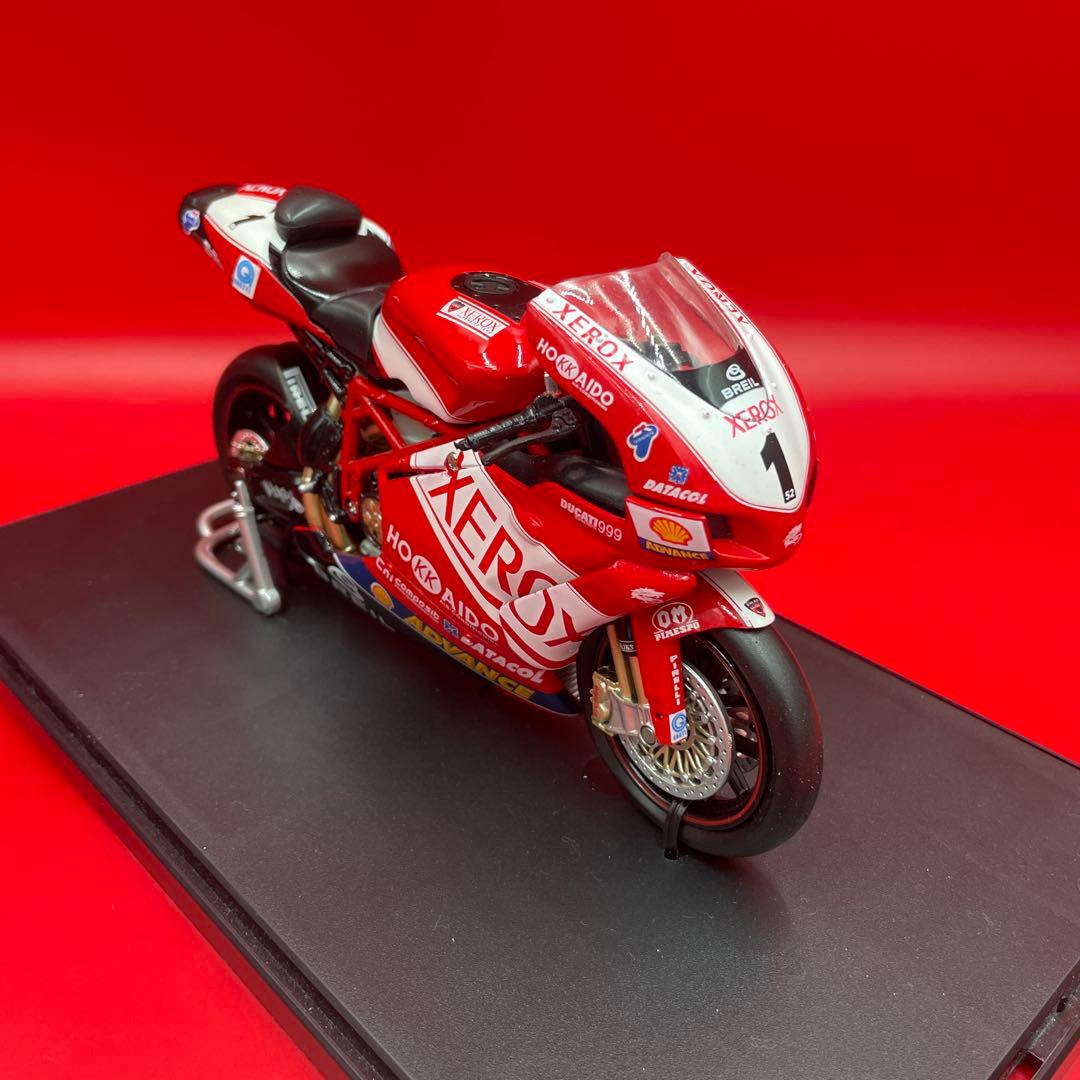 美品】NewRay 1/12 ドゥカティ 999 ゼロックス ケース付 完成品