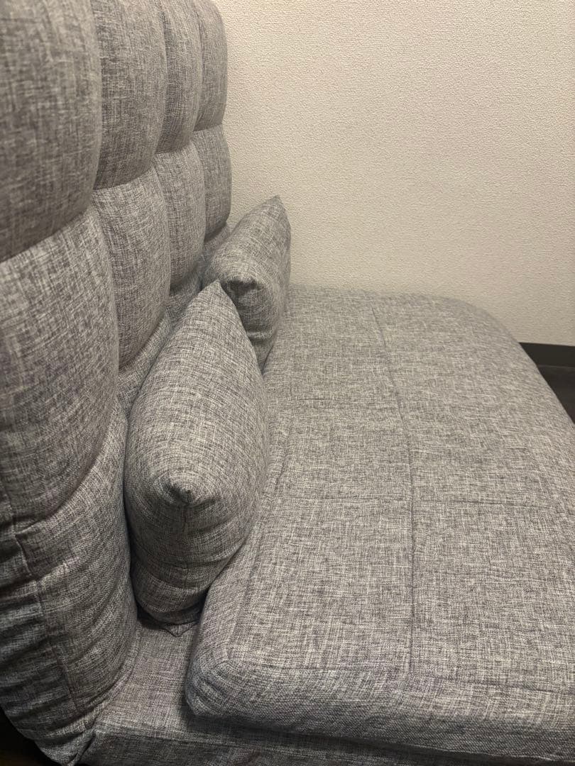 【タンスのゲン】 ソファベッド 3way 2人掛け 幅100cm クッション付き