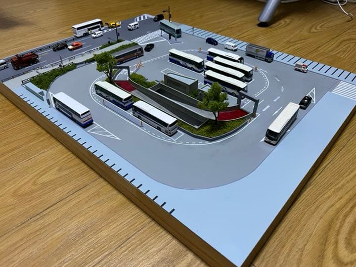 東京駅日本橋口 ジオラマのみ Nゲージサイズ 1/150 バスコレ用 バスコレ