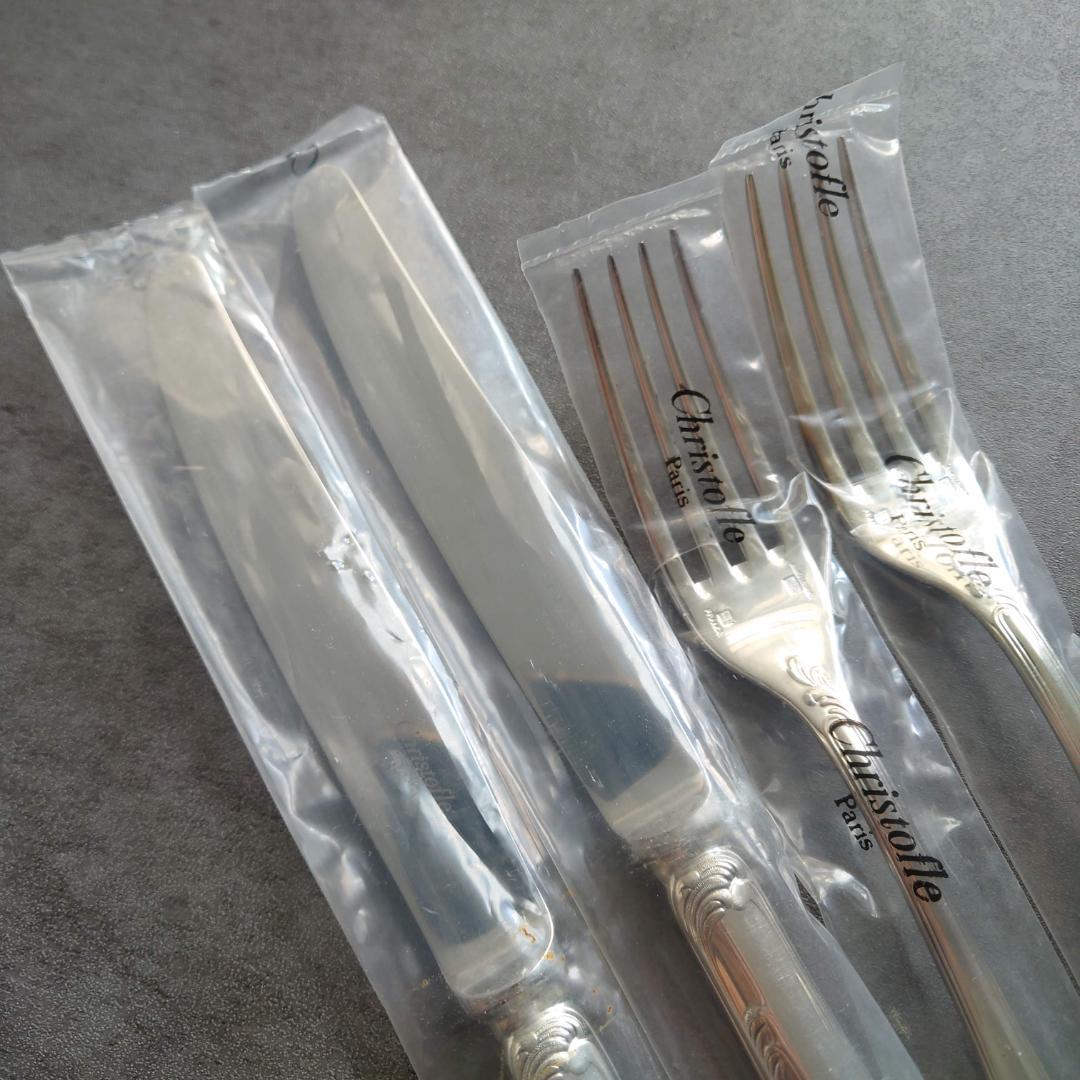 クリストフル マルリー テーブルナイフ テーブルフォーク 未開封 4点