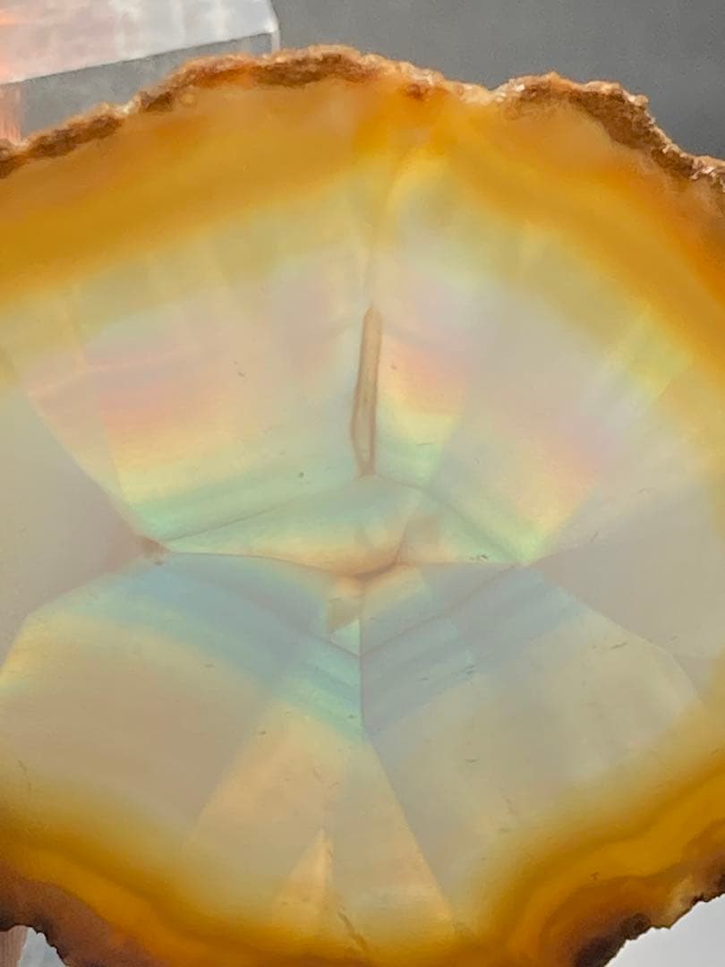 イリスアゲート 原石 スライスアゲート 天然石 パワーストーン