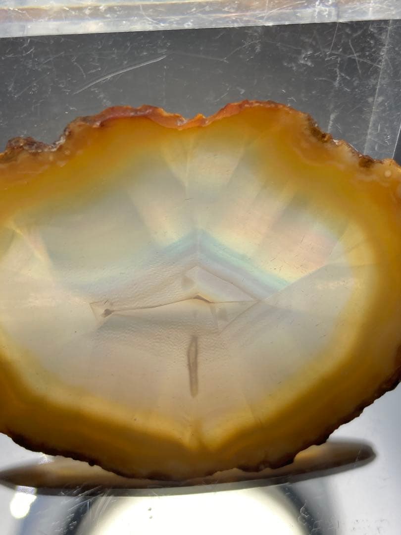 イリスアゲート 原石 スライスアゲート 天然石 パワーストーン