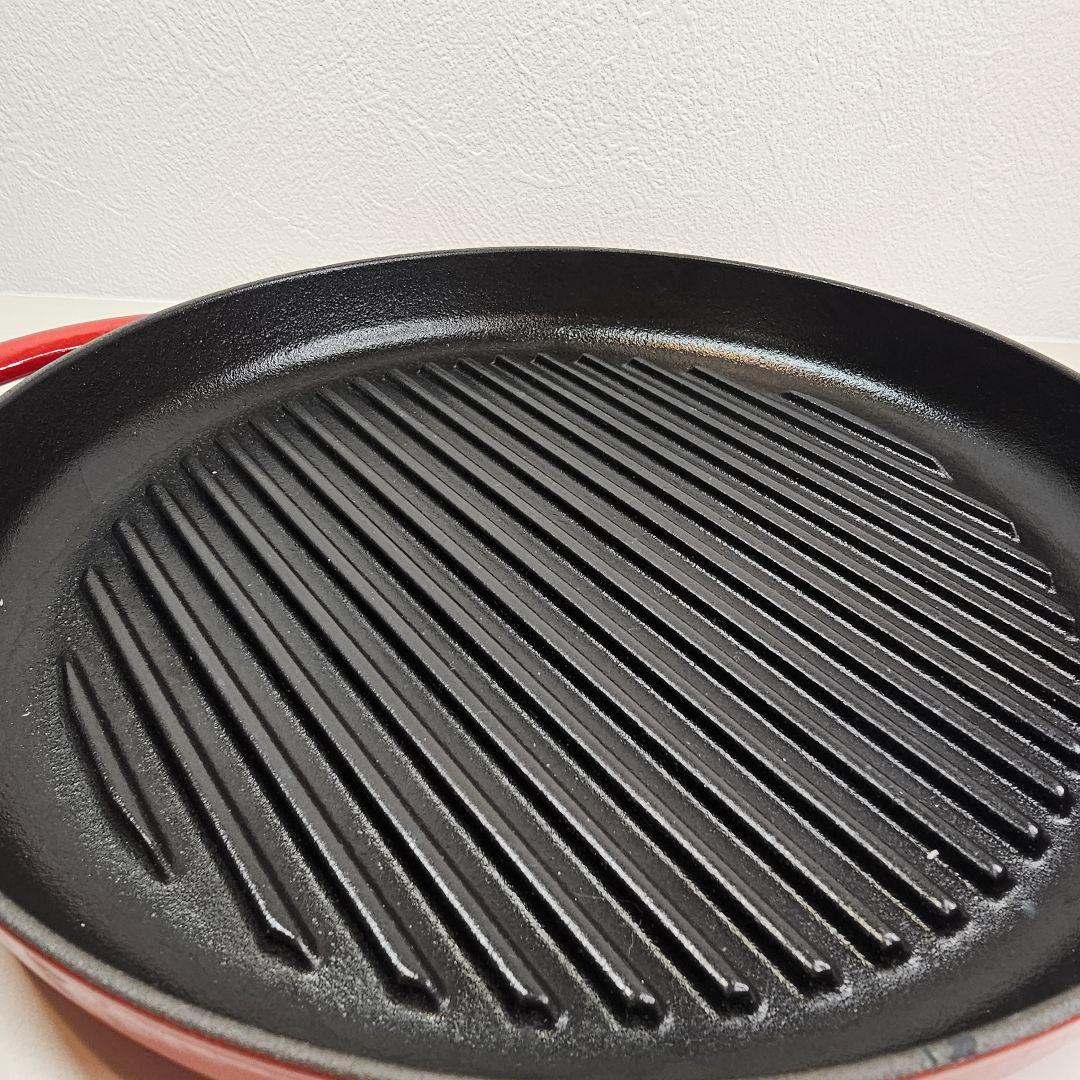 STAUB ストウブ ピュアグリル 26cm チェリーレッド