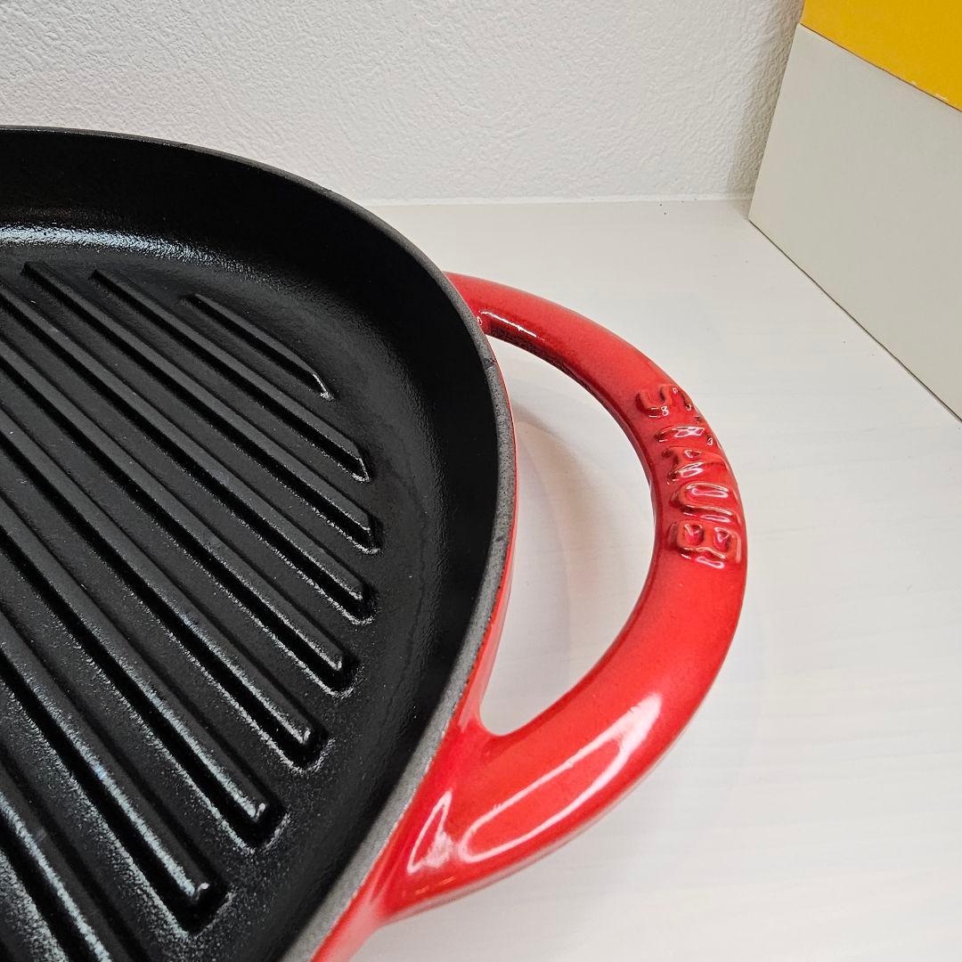 STAUB ストウブ ピュアグリル 26cm チェリーレッド