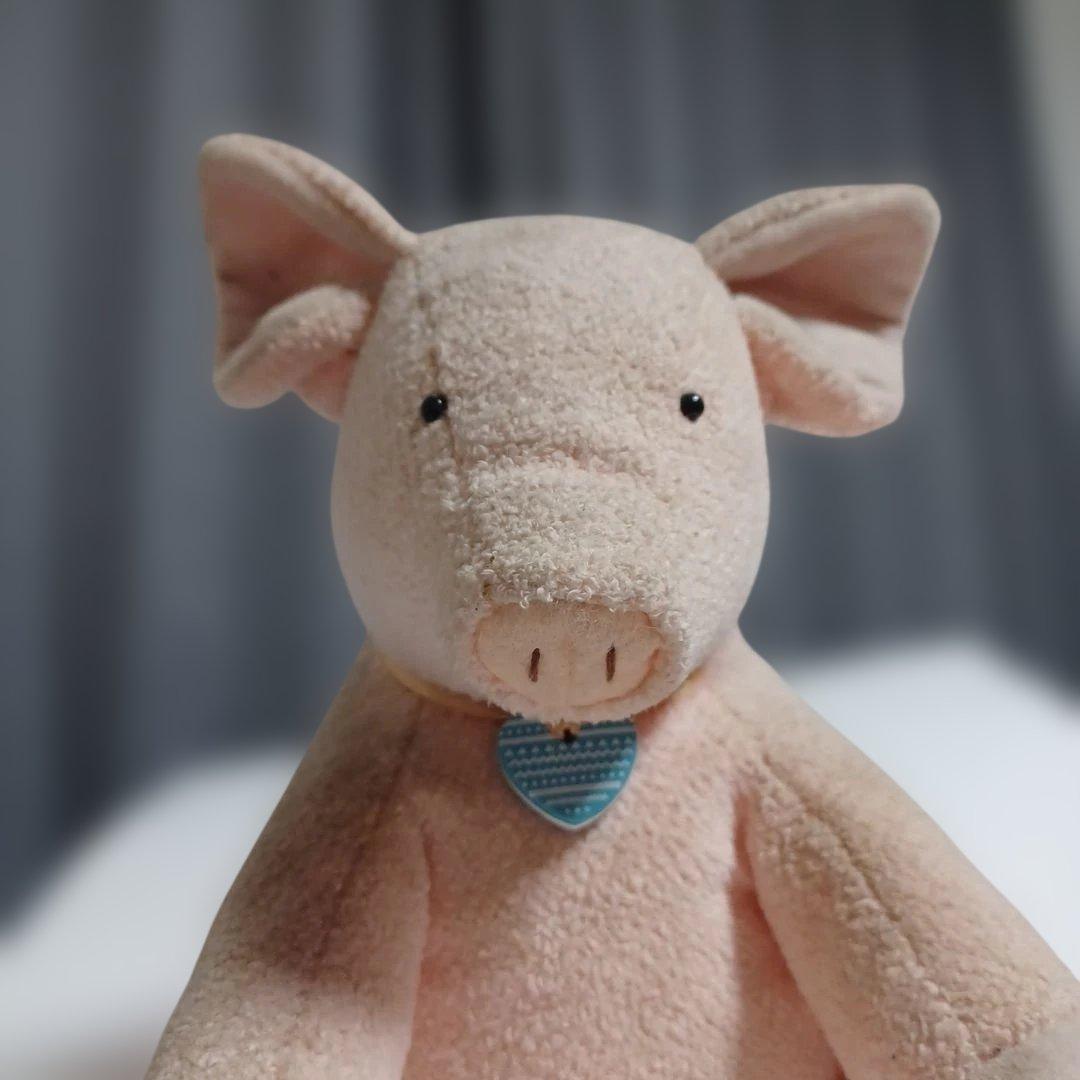 モンスイユ ブタさん ぬいぐるみ ショコラ Mサイズ タグ付き - メルカリ