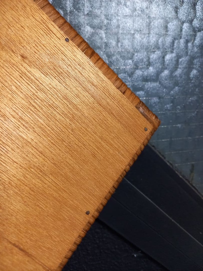 希少　1970's　フレンチ　クラシック　ラタン　フレーム　ウッド　ミラー