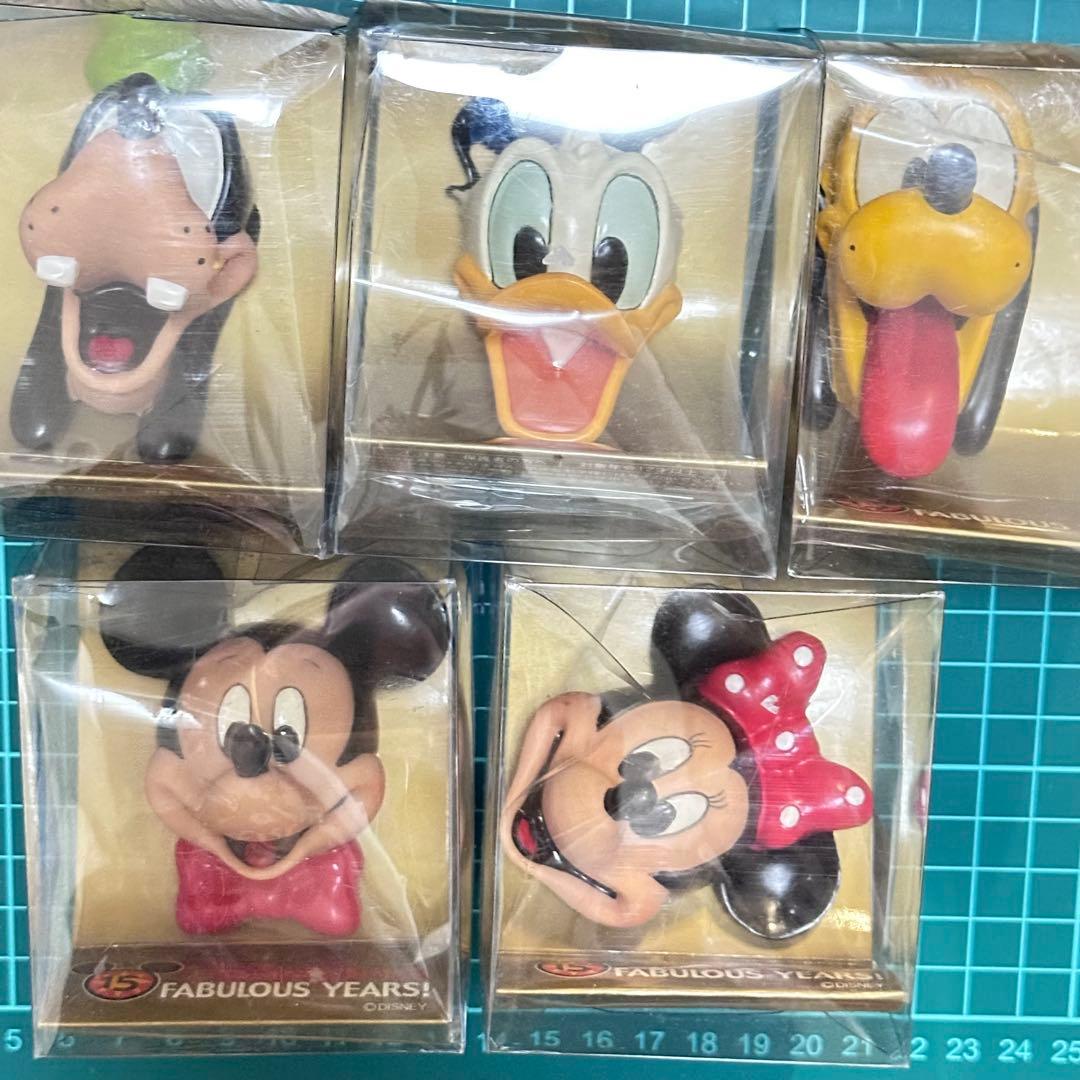 ディズニーストア 15周年 3Dフェイスマグネット 5点セット - メルカリ