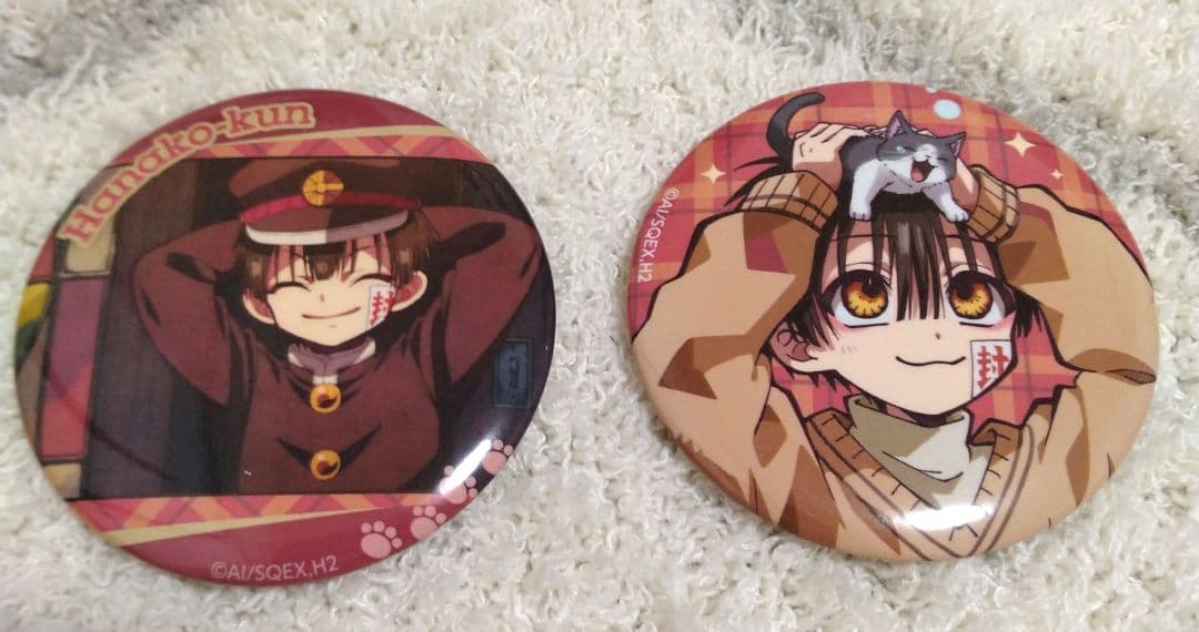 花子くん まねきねこ 地縛少年花子くん 缶バッジ コラボ - メルカリ