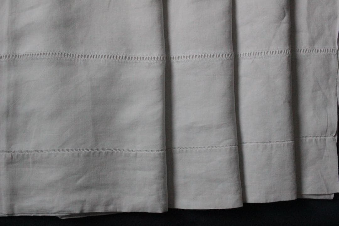 フランスアンティークイニシャルシーツ/モノグラムカバー/MONOGRAM“EL”