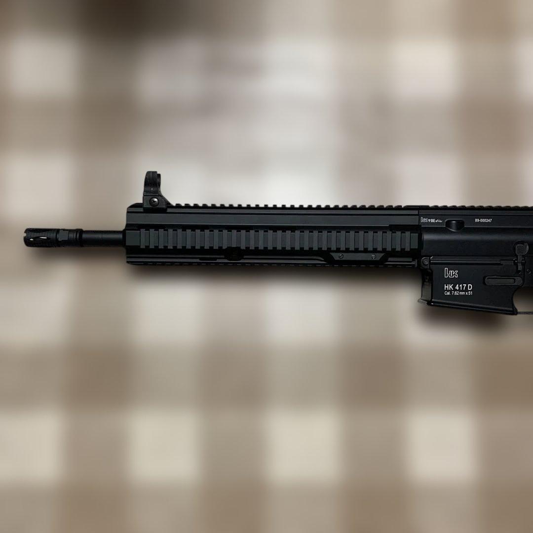 HK417 次世代電動ガン スペアマガジン2個　バッテリー付属