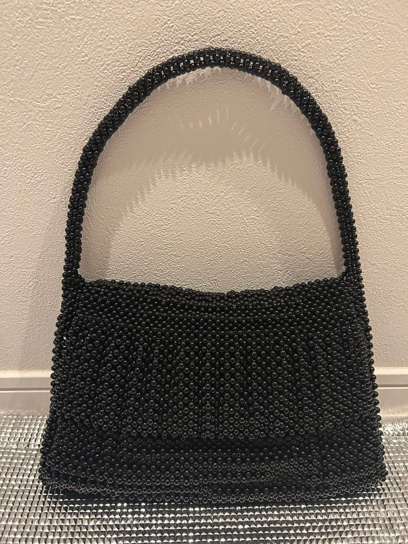 【鑑別書付】黒珊瑚 フォーマル 3点セット バッグ ネックレス イヤリング