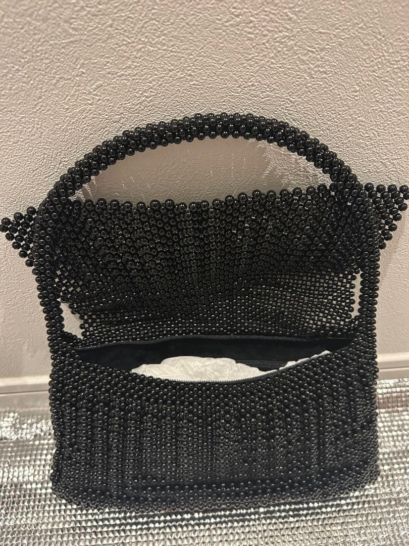 【鑑別書付】黒珊瑚 フォーマル 3点セット バッグ ネックレス イヤリング