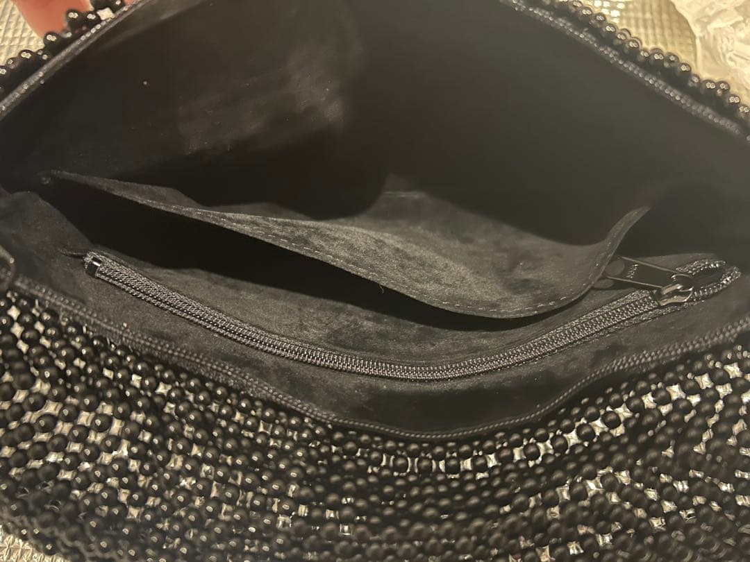 【鑑別書付】黒珊瑚 フォーマル 3点セット バッグ ネックレス イヤリング