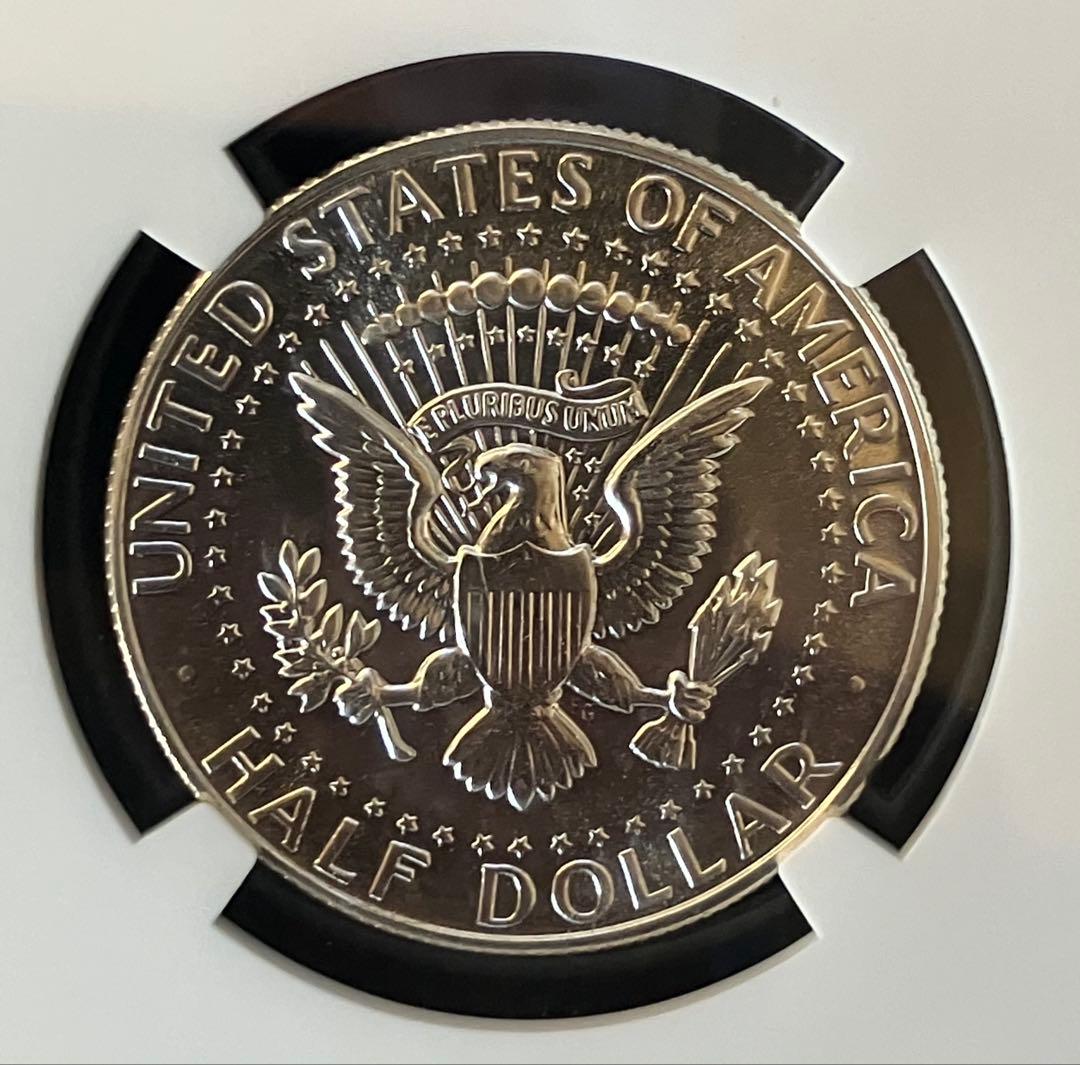 アメリカ 1966年 SMS .ケネディ ハーフダラー 銀貨 MS67 - メルカリ