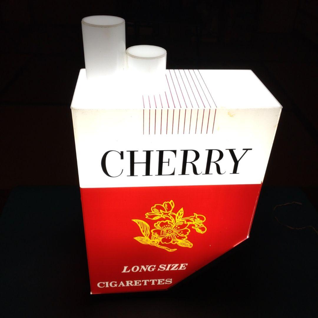 希少！CHERRY 電飾看板 タバコチェリー☆昭和レトロ