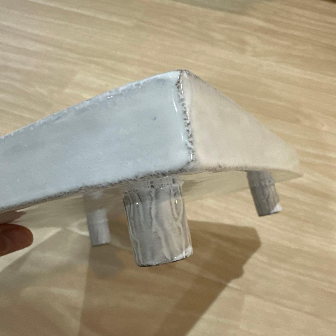 Astier de villatte アスティエ スクエアプラッター27cm