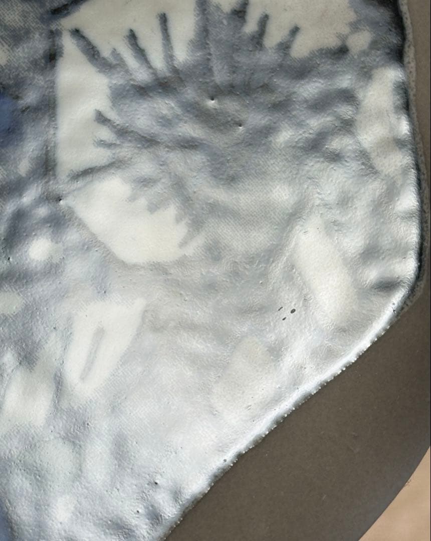 【希少カラー】ARABIA アラビア ヘルヤ \"Päivänsini\" 陶板画