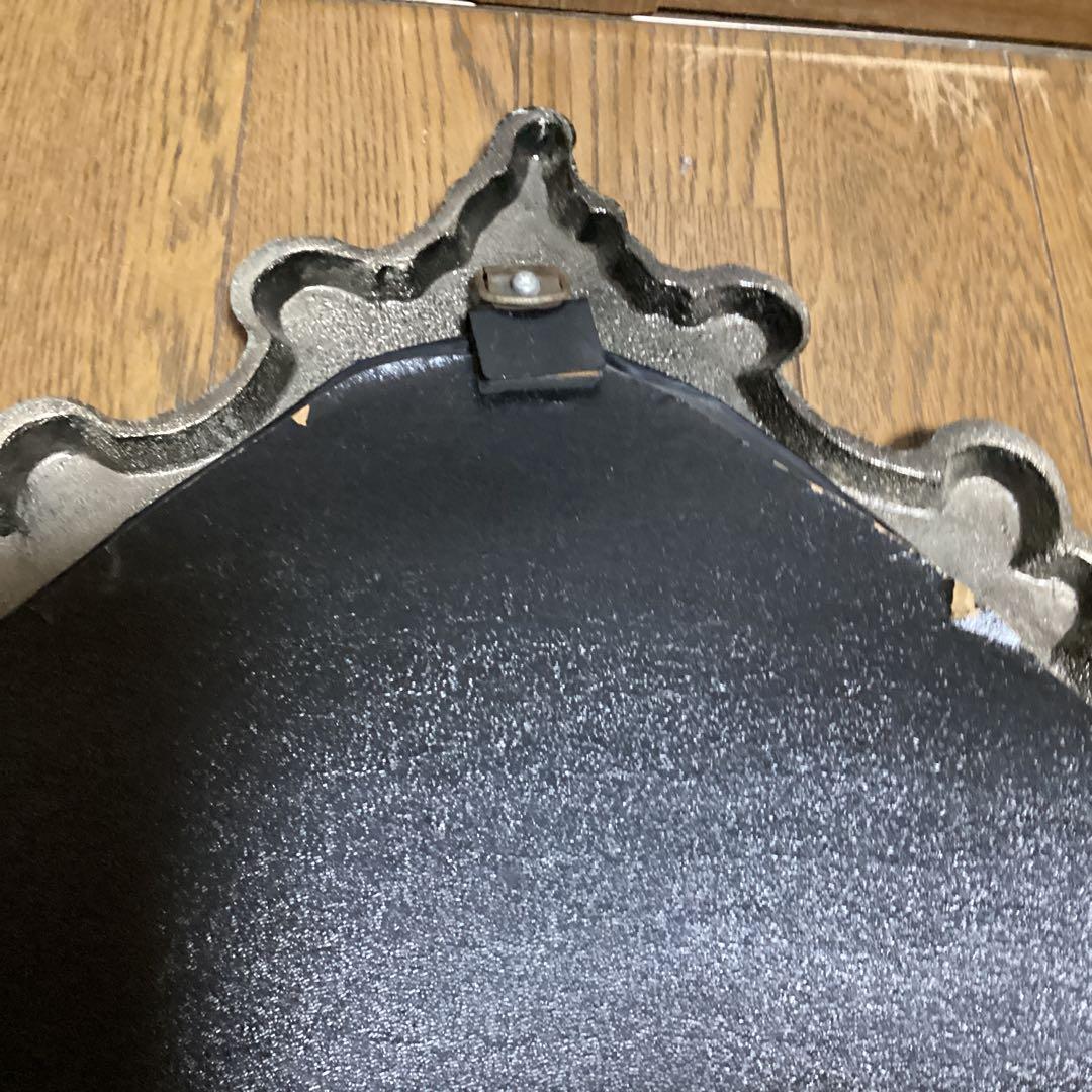 ロココ調　鏡　ミラー　アンティーク加工　壁掛けミラー　玄関鏡