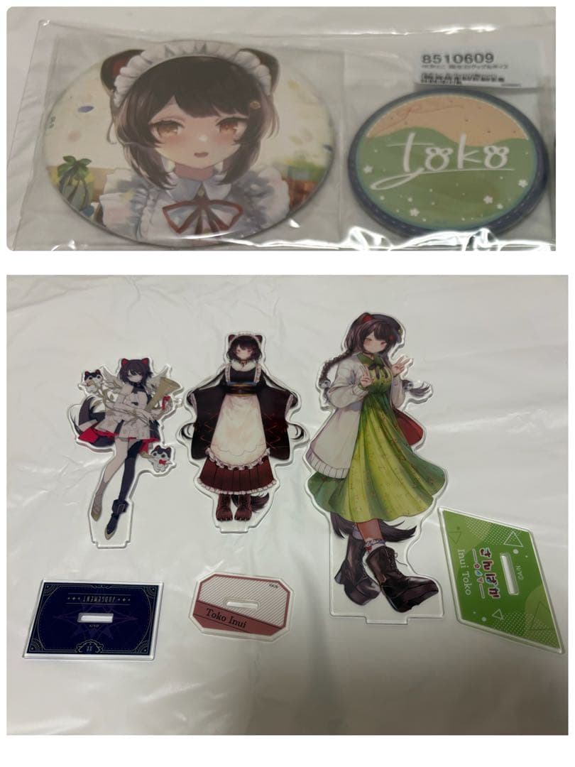 戌亥とこ アクリルスタンド、缶バッジセット - メルカリ