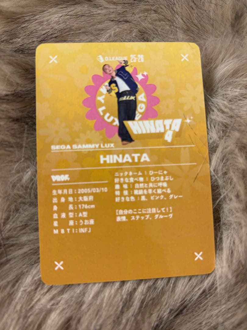 Dリーグ トレカ 25-26 HINATA キラ Sega Sammy lux