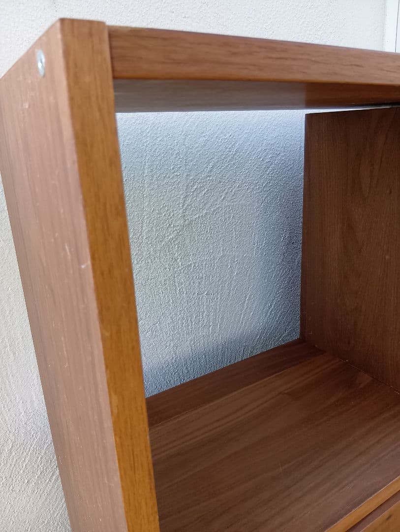 スタッキングシェルフ　木製ラック 無印 ウォールナット