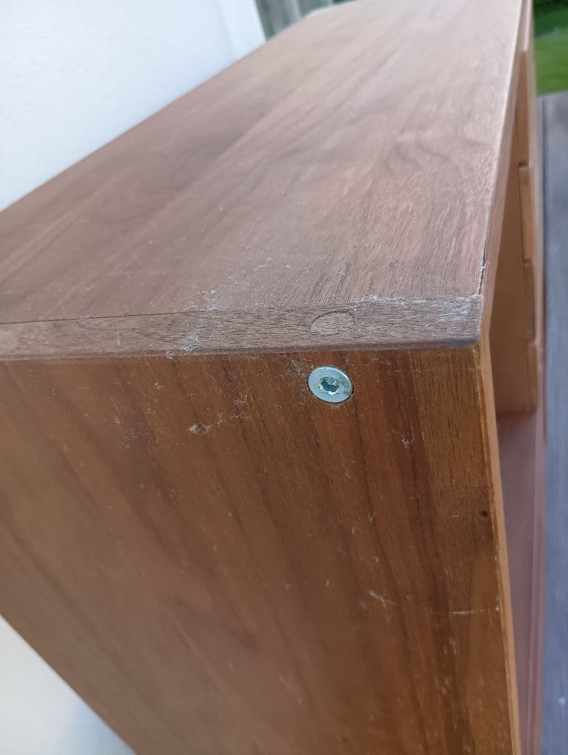 スタッキングシェルフ　木製ラック 無印 ウォールナット