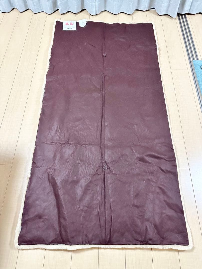 未使用 ニチロ 高級 ムートンシーツ シングル 100×200