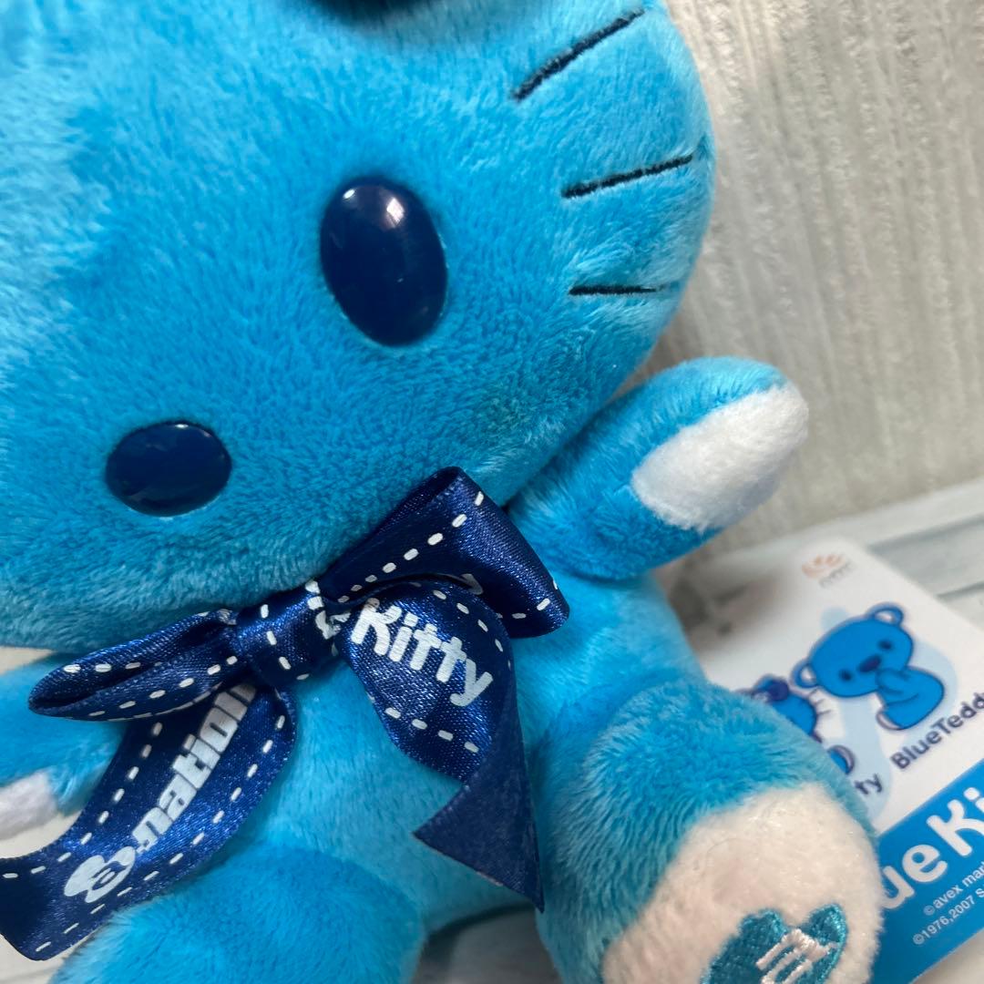 ⭐︎タグ付き a-nation ブルーキティぬいぐるみ 2007 ハローキティ