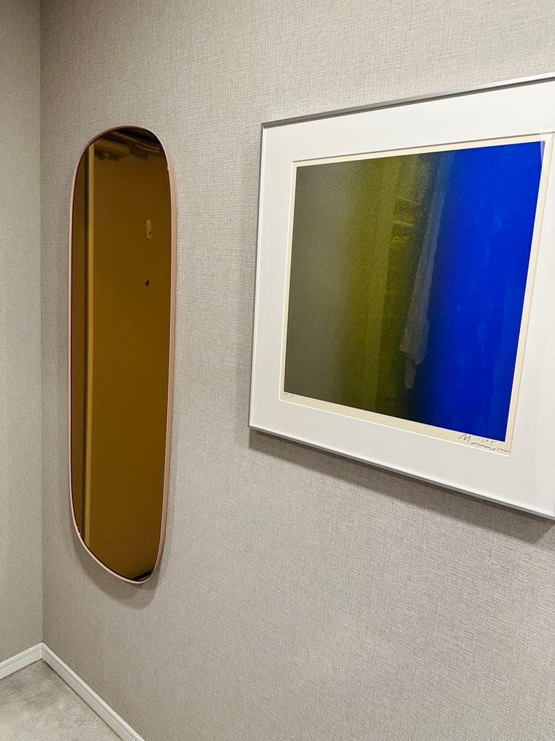 Muuto(ムート)「FRAMED MIRROR」Rose Glass(全身鏡)