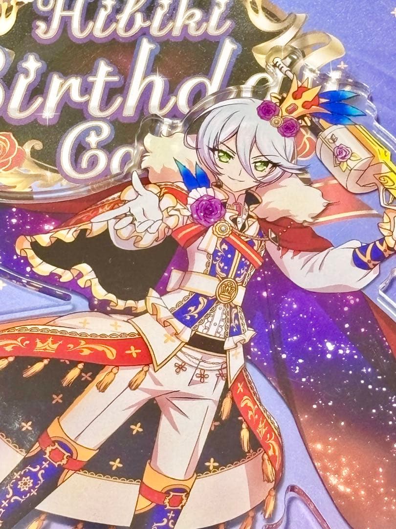プリパラ 紫京院ひびきバースデーカフェ2024 ビッグアクリルスタンド